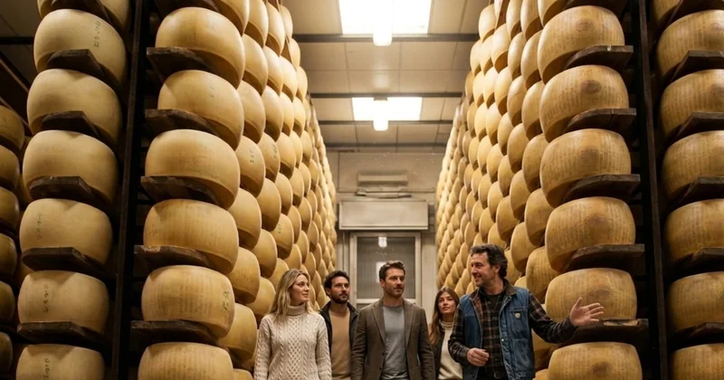Von der Milch zum Laib: Bio-Parmigiano-Käserei