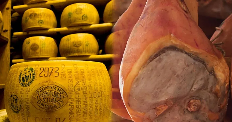 Parmigiano- und Parmaschinken-Produktionstour